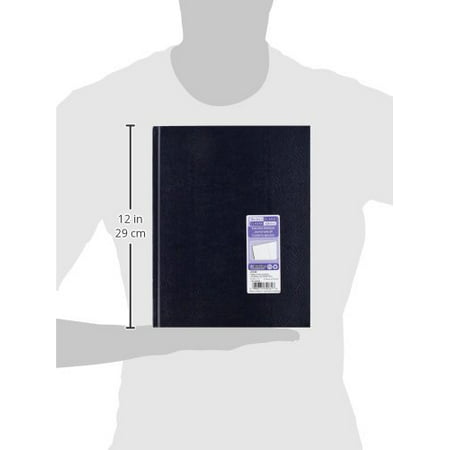 College/Margin - 2 Pack Blue Cover Blueline Large Executive Notebook A1082 150 Sheets 11 x 8.5 inches